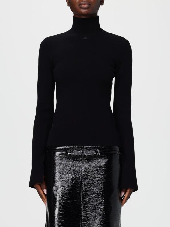 25FW 쿠레쥬 터틀넥 425MPU260FI0001 9999 Black