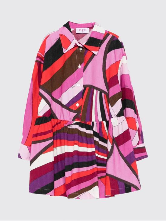 25FW [키즈] 푸찌 원피스 PX1B20V0164 513RO Pink