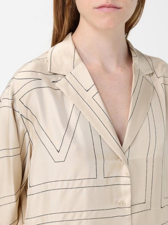 25FW 토템 블라우스 213755707 926 Ivory - TOTEME