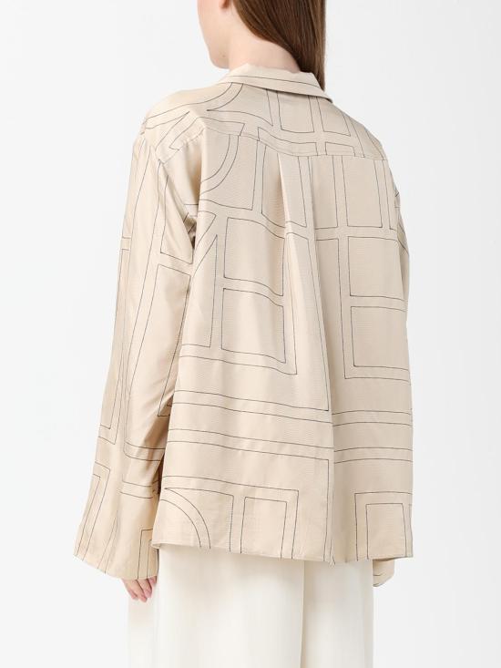 25FW 토템 블라우스 213755707 926 Ivory - TOTEME