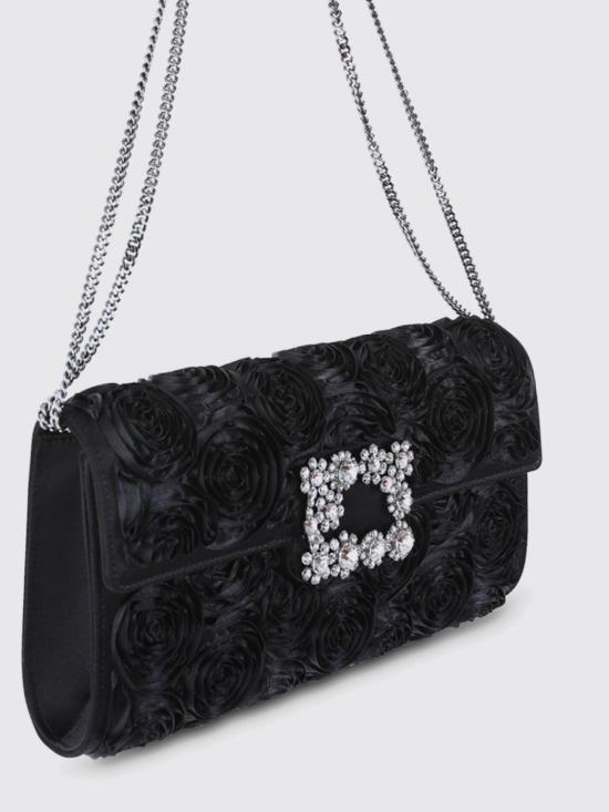 25FW 로저비비에 클러치/파우치 RBWAMFDN200RS0B99 Black - ROGER VIVIER