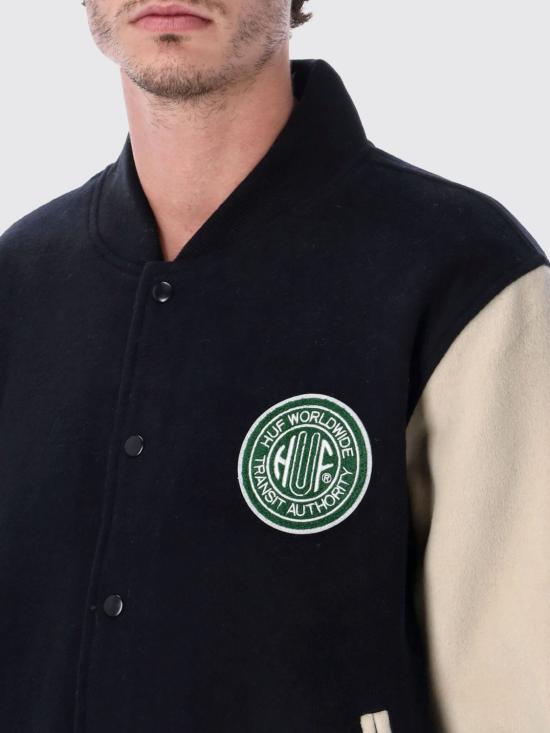 25FW 허프 봄버 자켓 JK00476 NAVY Blue - HUF