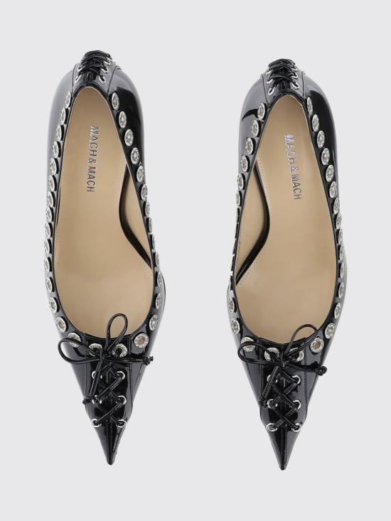 25FW 마흐앤마흐 힐/펌프스 S097885PAT BLK Black - MACH&MACH