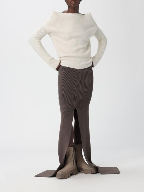 25FW 릭 오웬스 스웨터 RO02E4675KWP 11 White - RICK OWENS