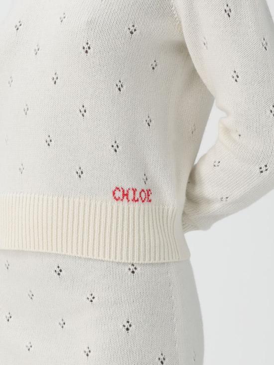 25FW 끌로에 스웨터 CH25WMP08590 107 White - CHLOE