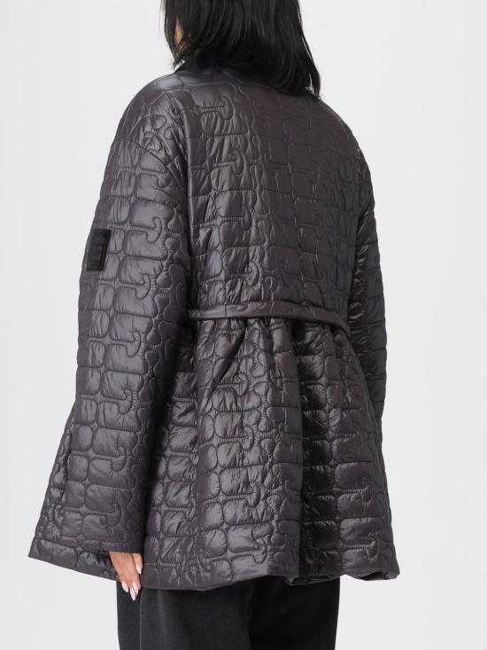 25FW 가니 퀼팅 미디 자켓 W0964 252 Grey - GANNI