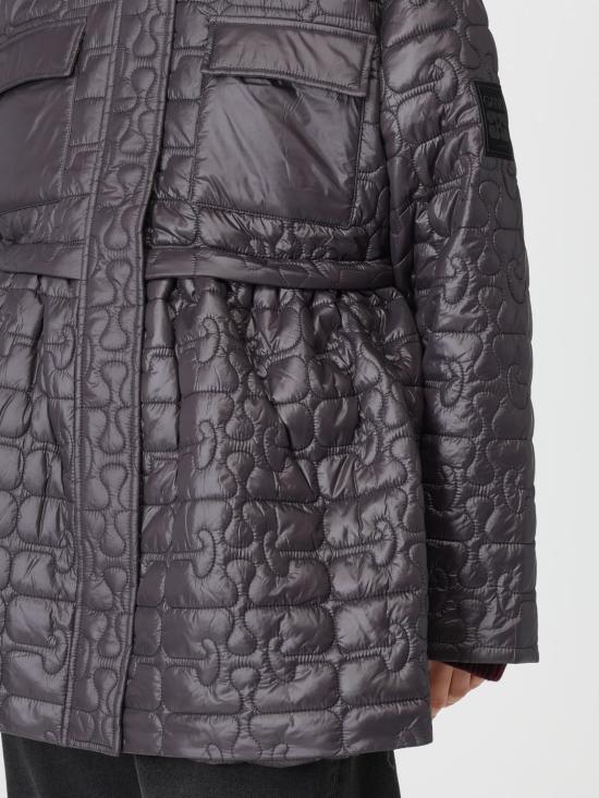 25FW 가니 퀼팅 미디 자켓 W0964 252 Grey - GANNI