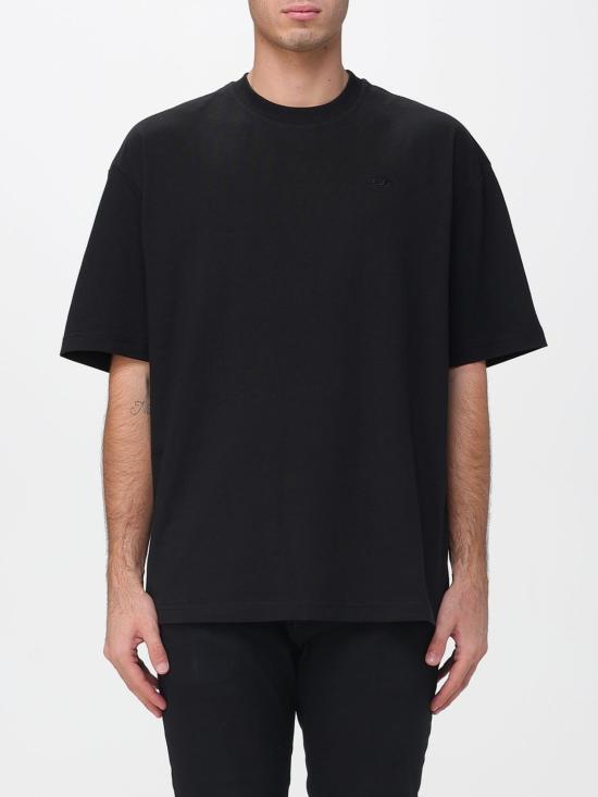 25FW 디젤 반팔 티셔츠 A113020HGAM 9XX Black