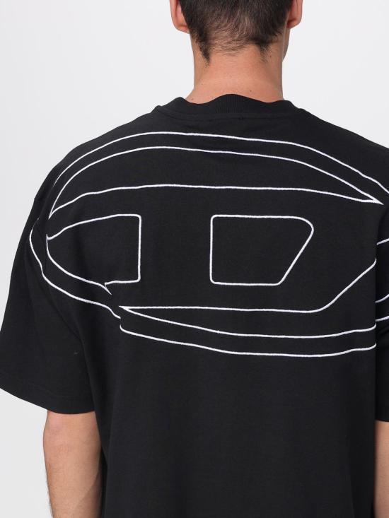 25FW 디젤 반팔 티셔츠 A113020HGAM 9XX Black - DIESEL