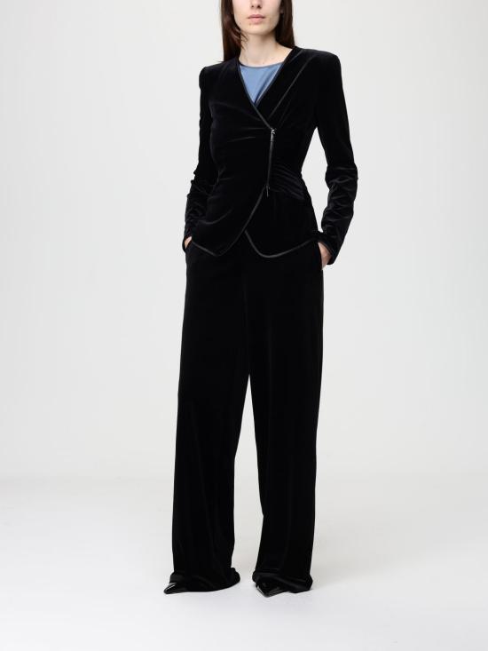 25FW 엠포리오 아르마니 스트레이트 팬츠 EW003406AF14011 UC001 Black - EMPORIO ARMANI