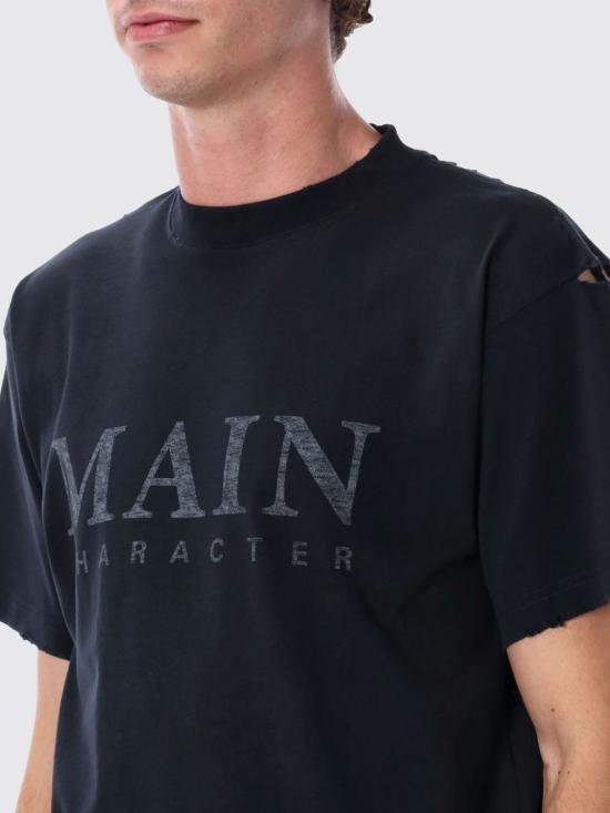 25FW 발렌시아가 반팔 티셔츠 850261TTVB9 1083 Black - BALENCIAGA