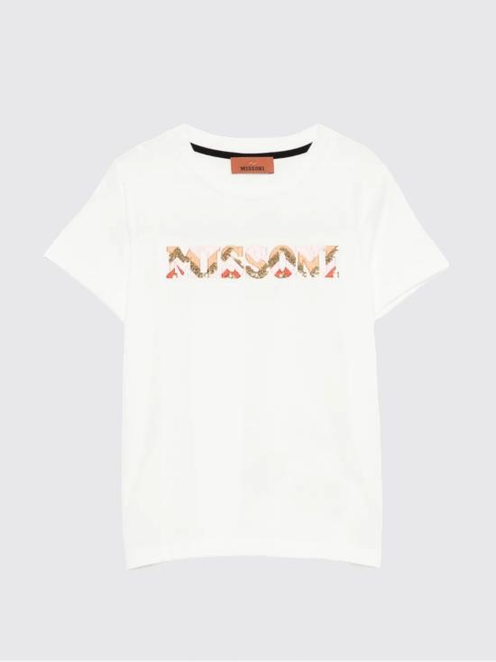 25FW [키즈] 미소니 티셔츠 MX8A61J0177 101 White