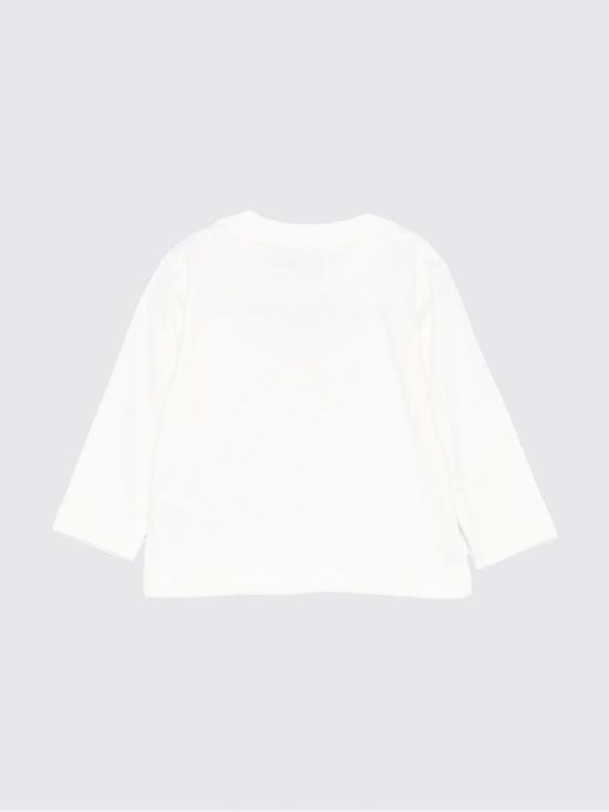 25FW [키즈] 모스키노 티셔츠 MYO00RLAA10 10063 White - MOSCHINO