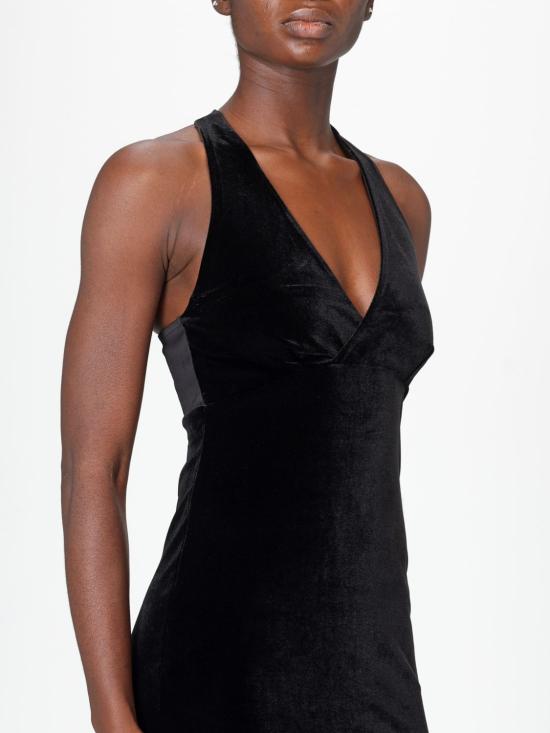 25FW 알마니 롱 원피스 XW000793AF16147 UC001 Black - ARMANI