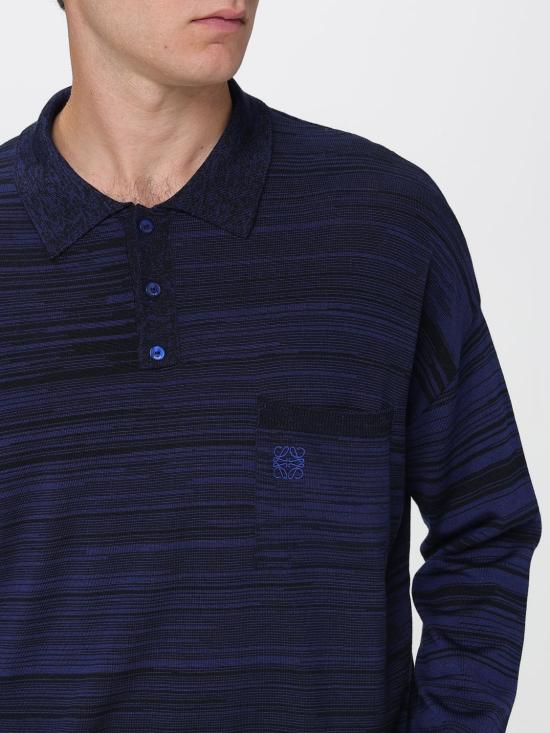 25FW 로에베 폴로 티셔츠 H526Y14KLE 5938 Blue - LOEWE