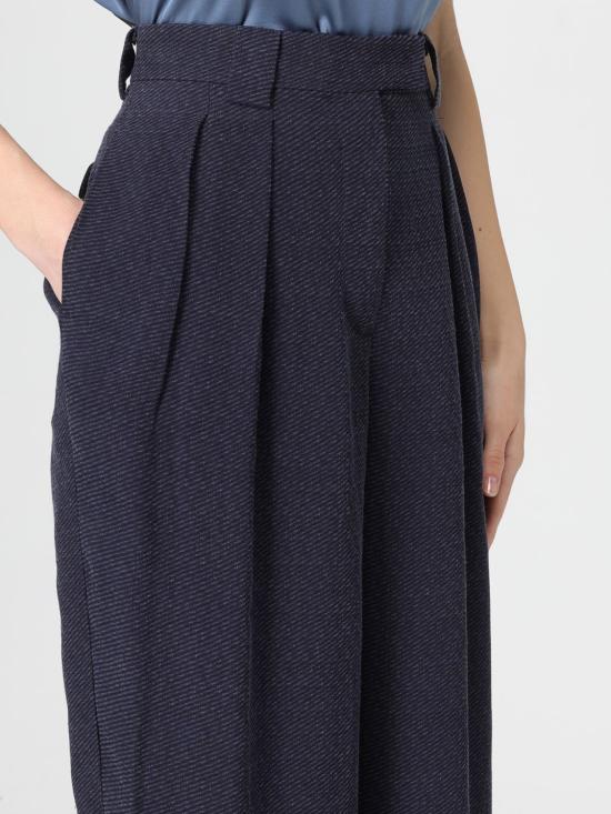 25FW 엠포리오 아르마니 스트레이트 팬츠 EW002615TE16674 FB047 Navy - EMPORIO ARMANI
