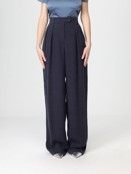 25FW 엠포리오 아르마니 스트레이트 팬츠 EW002615TE16674 FB047 Navy