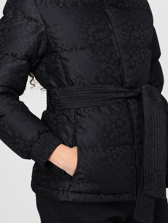 25FW 콜마르 애니멀 프린트 벨티드 다운 자켓 22114ZO 99 Black - COLMAR