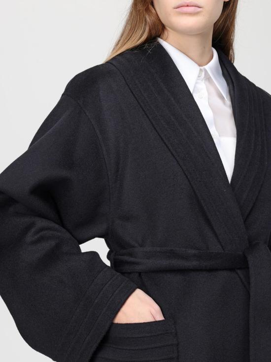 25FW 엠포리오 아르마니 코트 EW003723AF10207 UC001 Black - EMPORIO ARMANI