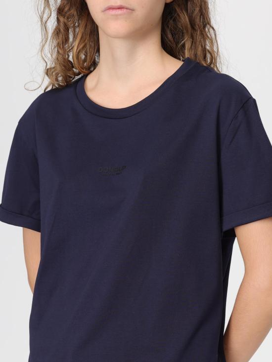 25FW 돈답 반팔 티셔츠 DS039JF0271DDU6 890 Blue - DONDUP