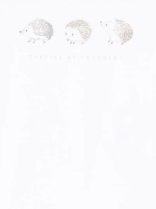 25FW [키즈] 타티네쇼콜라 티셔츠 CB10071 01 White - TARTINE ET CHOCOLAT