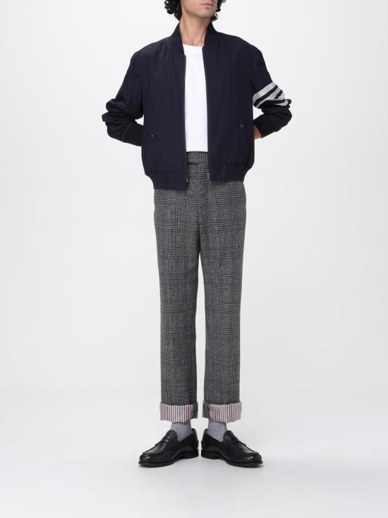 25FW 톰브라운 봄버 자켓 MJO030A06146 415 Navy - THOM BROWNE