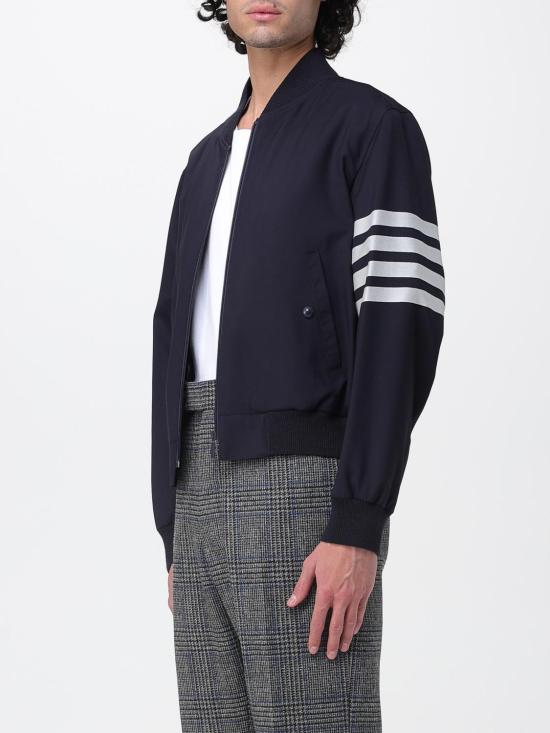 25FW 톰브라운 봄버 자켓 MJO030A06146 415 Navy - THOM BROWNE