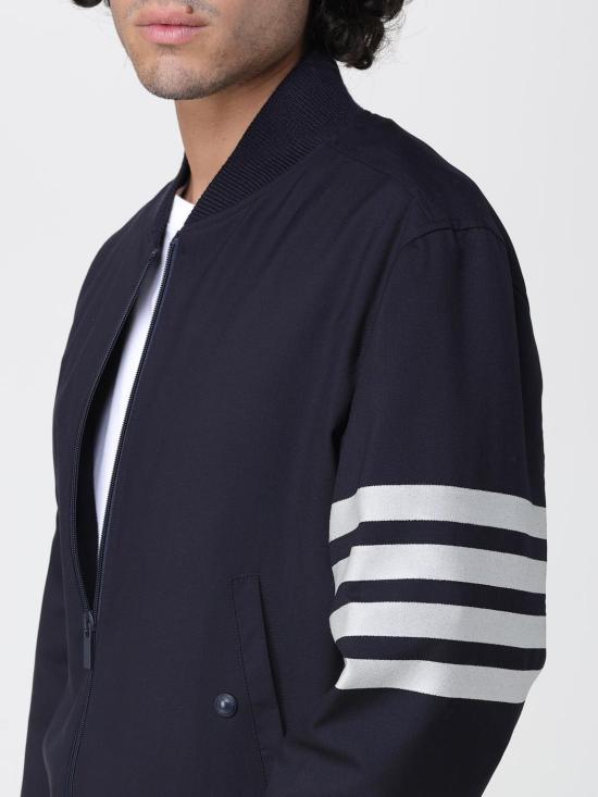 25FW 톰브라운 봄버 자켓 MJO030A06146 415 Navy - THOM BROWNE