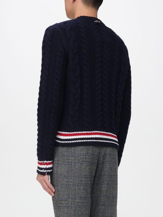 25FW 톰브라운 스웨터 MKA570AY1005 415 Navy - THOM BROWNE