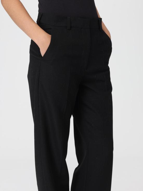 25FW 토템 스트레이트 팬츠 252WRB0296FB0026 001 Black - TOTEME