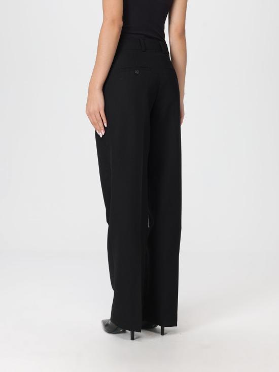 25FW 토템 스트레이트 팬츠 252WRB0296FB0026 001 Black - TOTEME