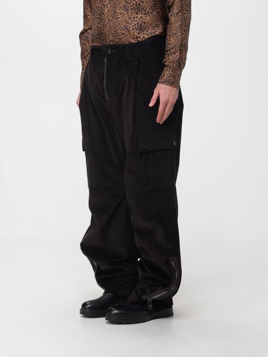 25FW 돌체앤가바나 스트레이트 팬츠 GP15VTFUVET M0682 Black - DOLCE & GABBANA