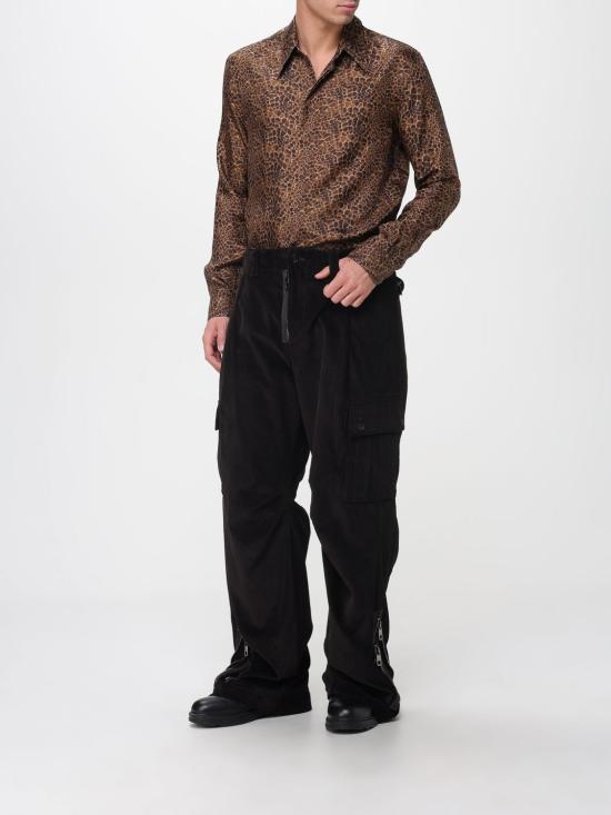 25FW 돌체앤가바나 스트레이트 팬츠 GP15VTFUVET M0682 Black - DOLCE & GABBANA