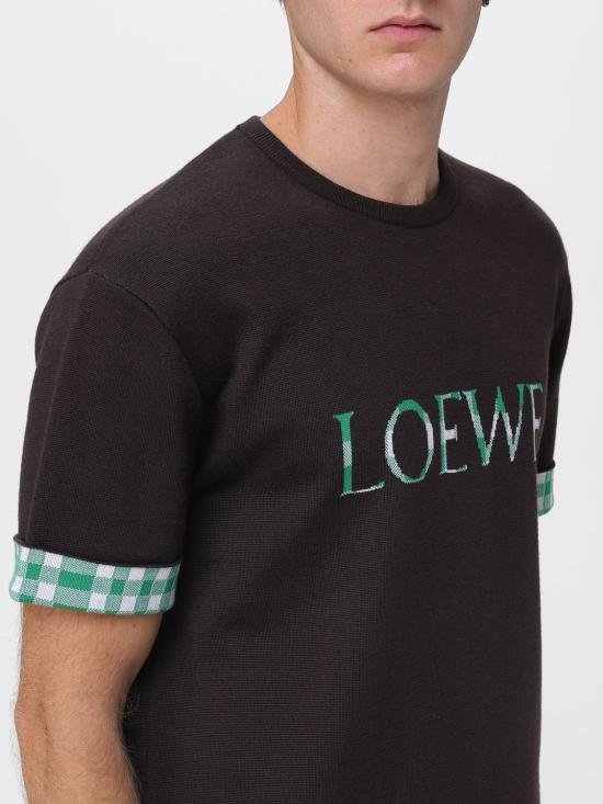 25FW 로에베 반팔 티셔츠 H526Y55K15 3102 Brown - LOEWE