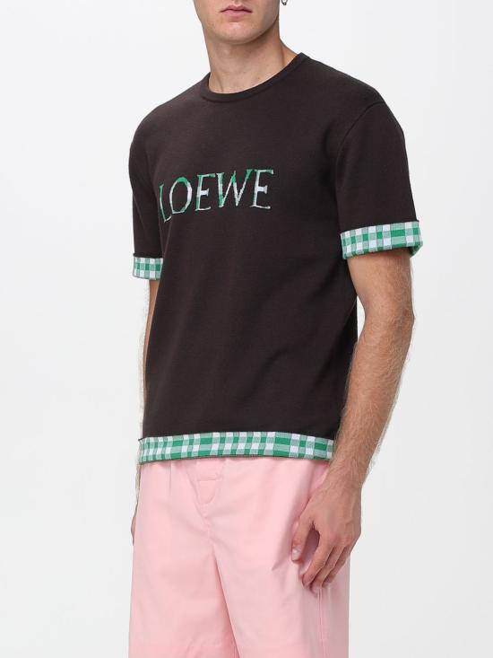 25FW 로에베 반팔 티셔츠 H526Y55K15 3102 Brown - LOEWE