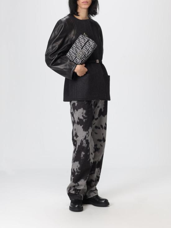 25FW 펜디 데님 팬츠 FLP833AVF5 F0GME Black - FENDI