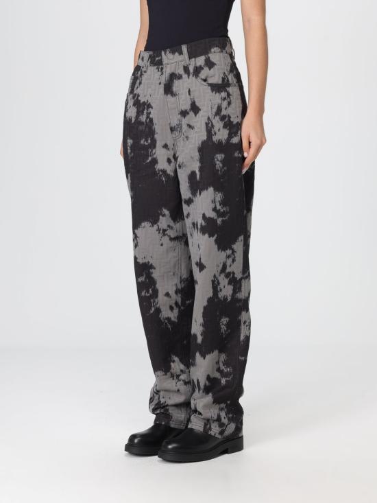 25FW 펜디 데님 팬츠 FLP833AVF5 F0GME Black - FENDI