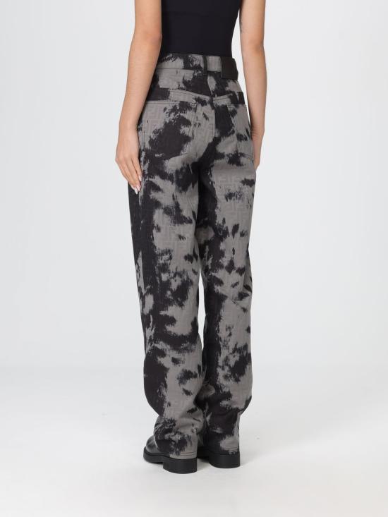 25FW 펜디 데님 팬츠 FLP833AVF5 F0GME Black - FENDI