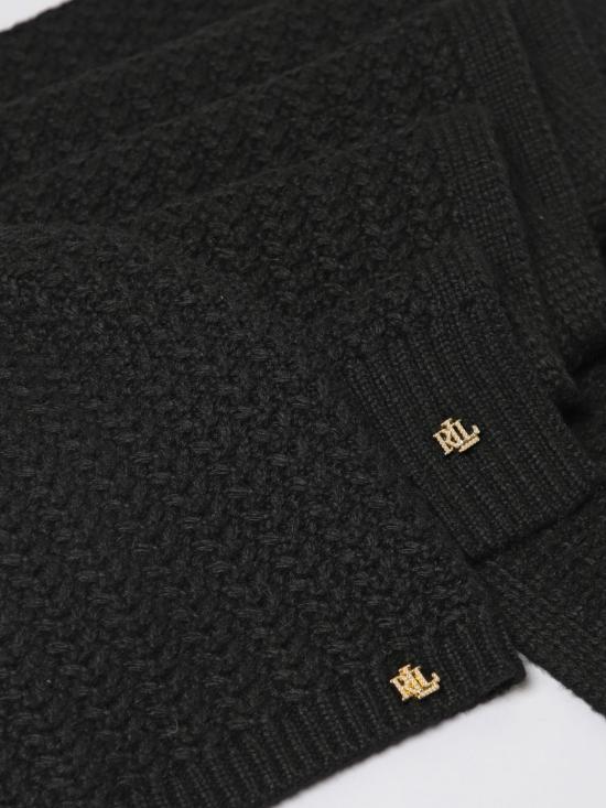 25FW 랄프 로렌 머플러/스카프 454P04471 001 Black - RALPH LAUREN