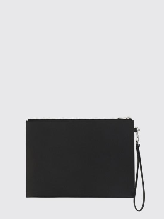 26FW 생로랑 엠보스 레더 파리 지퍼 태블릿 홀더 683865BTY0N 1000 Black - SAINT LAURENT