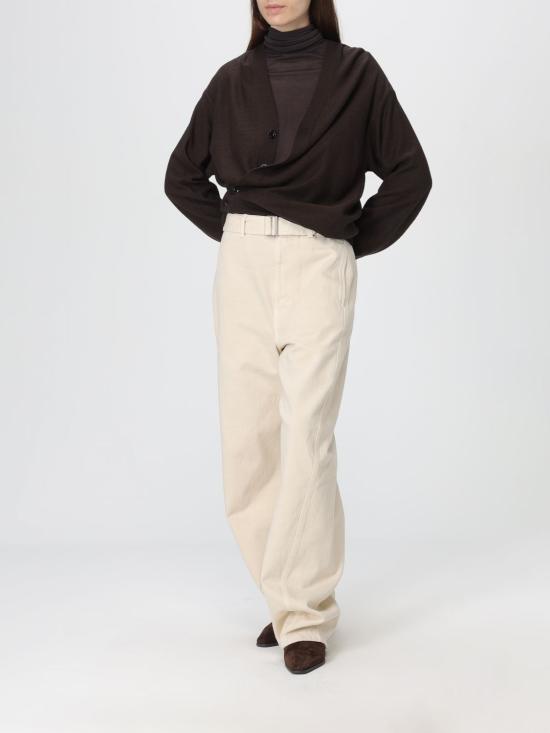 25FW 르메르 릴렉스드 트위스트 가디건 릴렉스드 트위스트  TO1082DLK0873 97 Brown - LEMAIRE