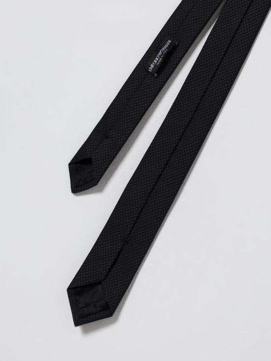 25FW 엠포리오 아르마니 넥타이 EM001343TE16534 FC099 Black - EMPORIO ARMANI