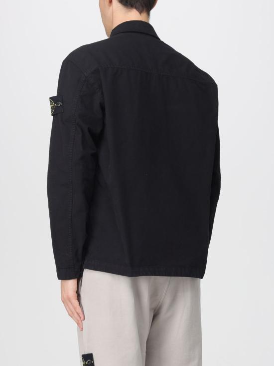 25FW 스톤 아일랜드 셔츠 1200009S021 V0029 Black - STONE ISLAND