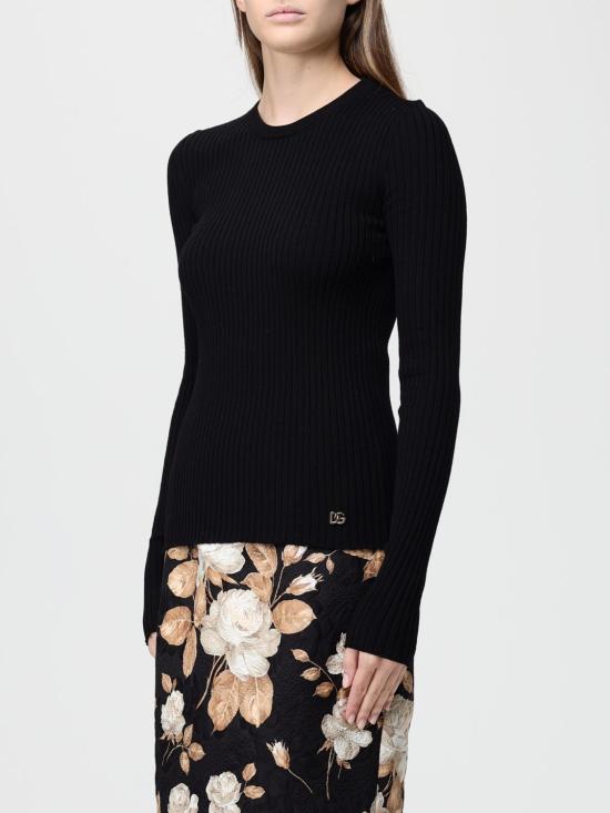 25FW 돌체앤가바나 스웨터 FXX65TJDVDC N0000 Black - DOLCE & GABBANA
