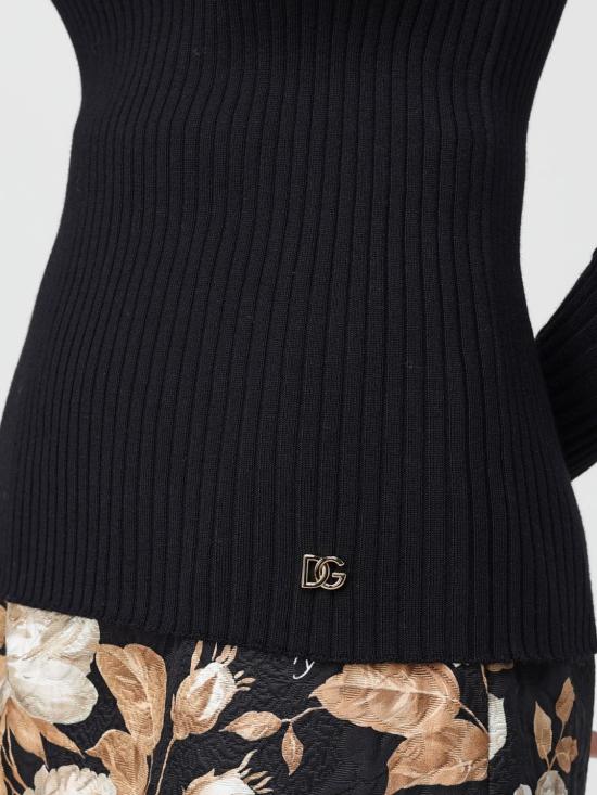 25FW 돌체앤가바나 스웨터 FXX65TJDVDC N0000 Black - DOLCE & GABBANA