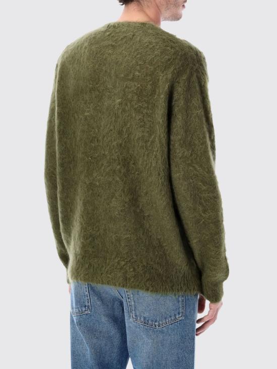 25FW 오라리 스웨터 A25AP02KM OLIVE Green - AURALEE