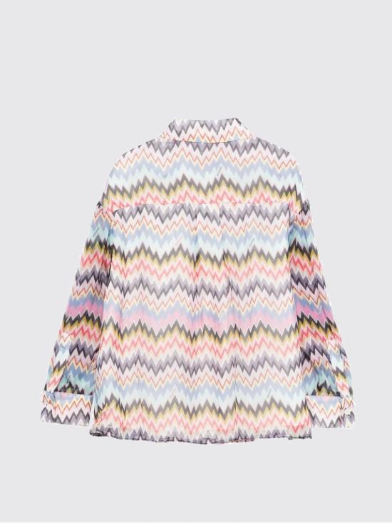 25FW [키즈] 미소니 셔츠 MX5A00K0248 528MC Multicolor - MISSONI