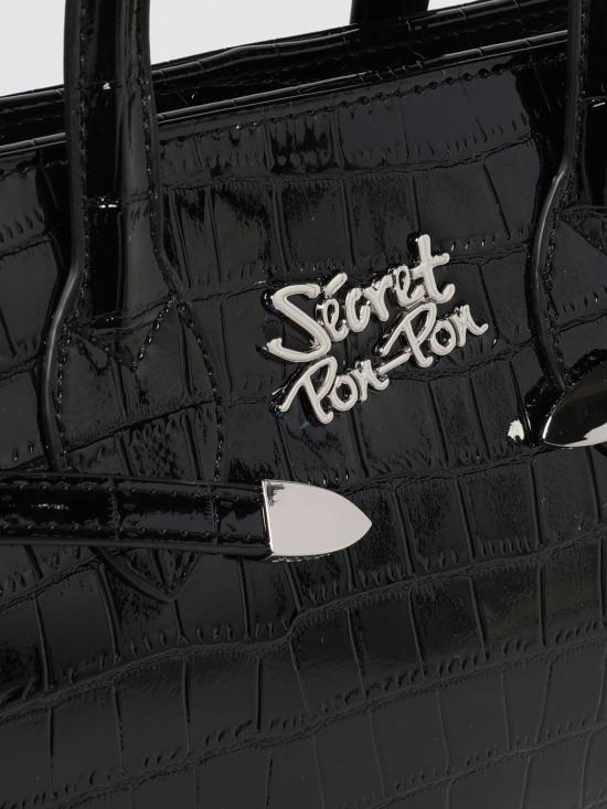 25FW 시크릿 폰 폰 숄더백 MARLENE TOTE MEDIUM Black - SECRET PON PON