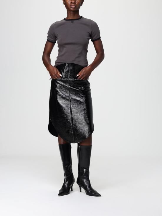 25FW 쿠레쥬 반팔 티셔츠 125JTS017JS0203 B212 Grey - COURREGES