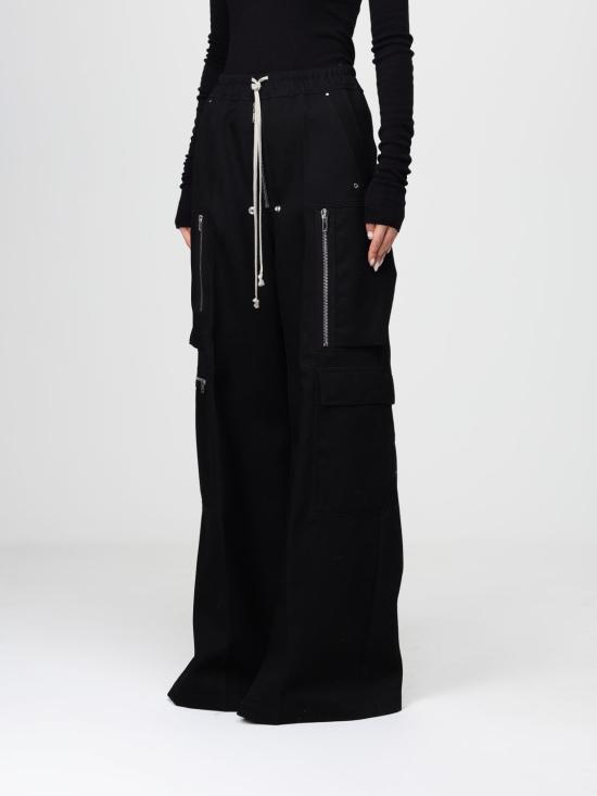 25FW 릭 오웬스 스트레이트 팬츠 RP02E4327WDET1 09 Black - RICK OWENS